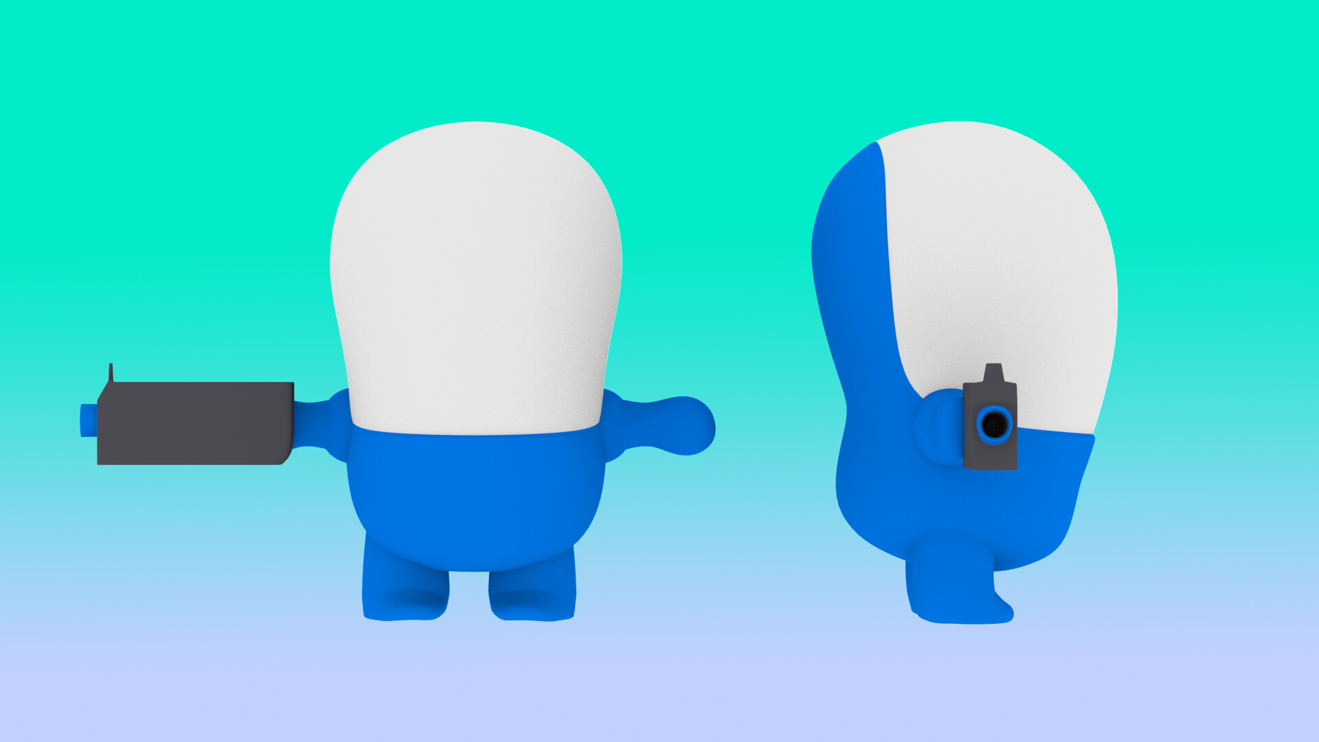 Dennys CO Carbot style Starcrafts Marines 3D RIG