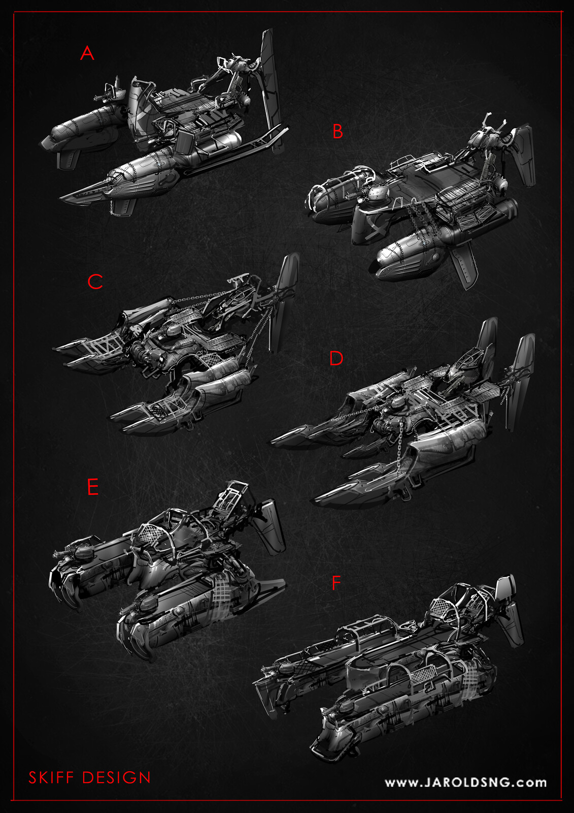 GEARS 5 : Skiff Concept Art