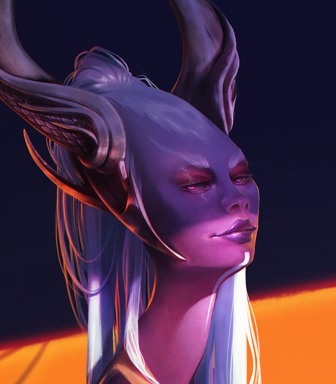 face close up