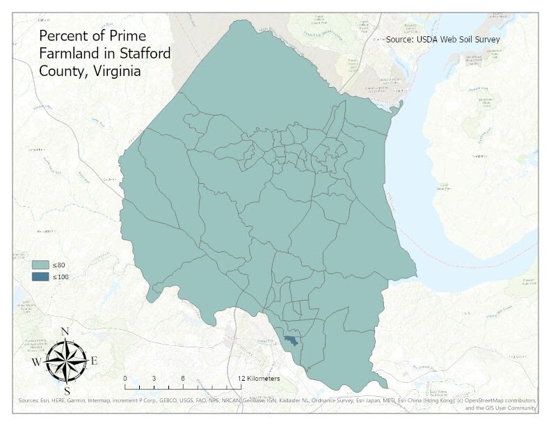 Stafford County Gis Map Artstation - Prime Location For A Recreational Park - Stafford County,  Virginia
