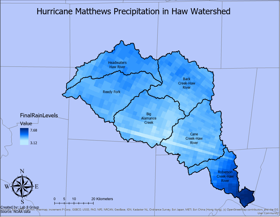 Christian Schroeder Flash Flood Modeling Haw Watershed