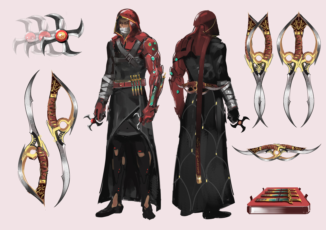 Artstation Uhan Arabian Assassin Adam Hyder