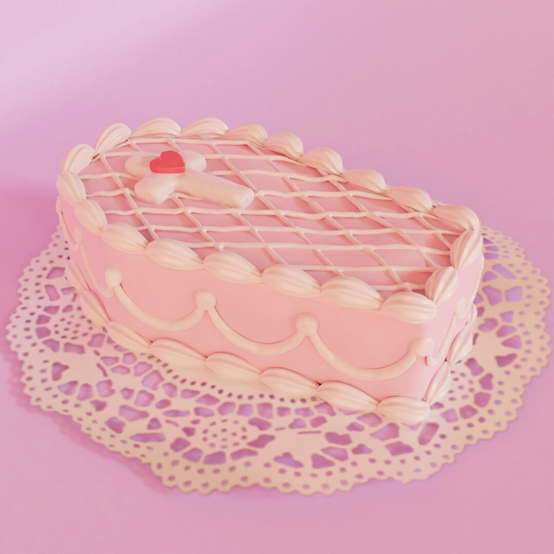 ArtStation - Coffin cake