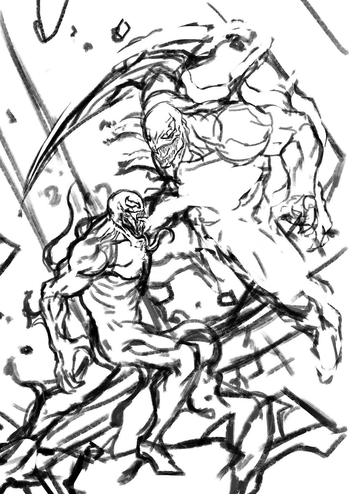 ArtStation - VENOM vs RIOT