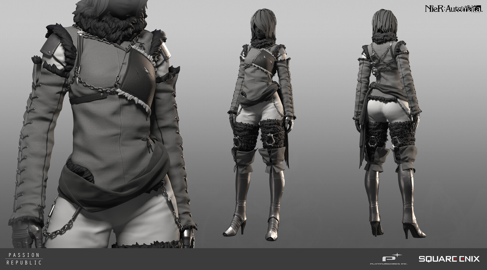 Nier Automata "Destroyer Outfit" for A2.