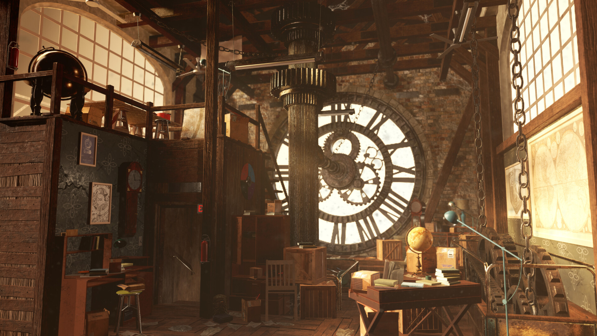 ArtStation - THE CLOCK TOWER | RESEARCH AND STORAGE