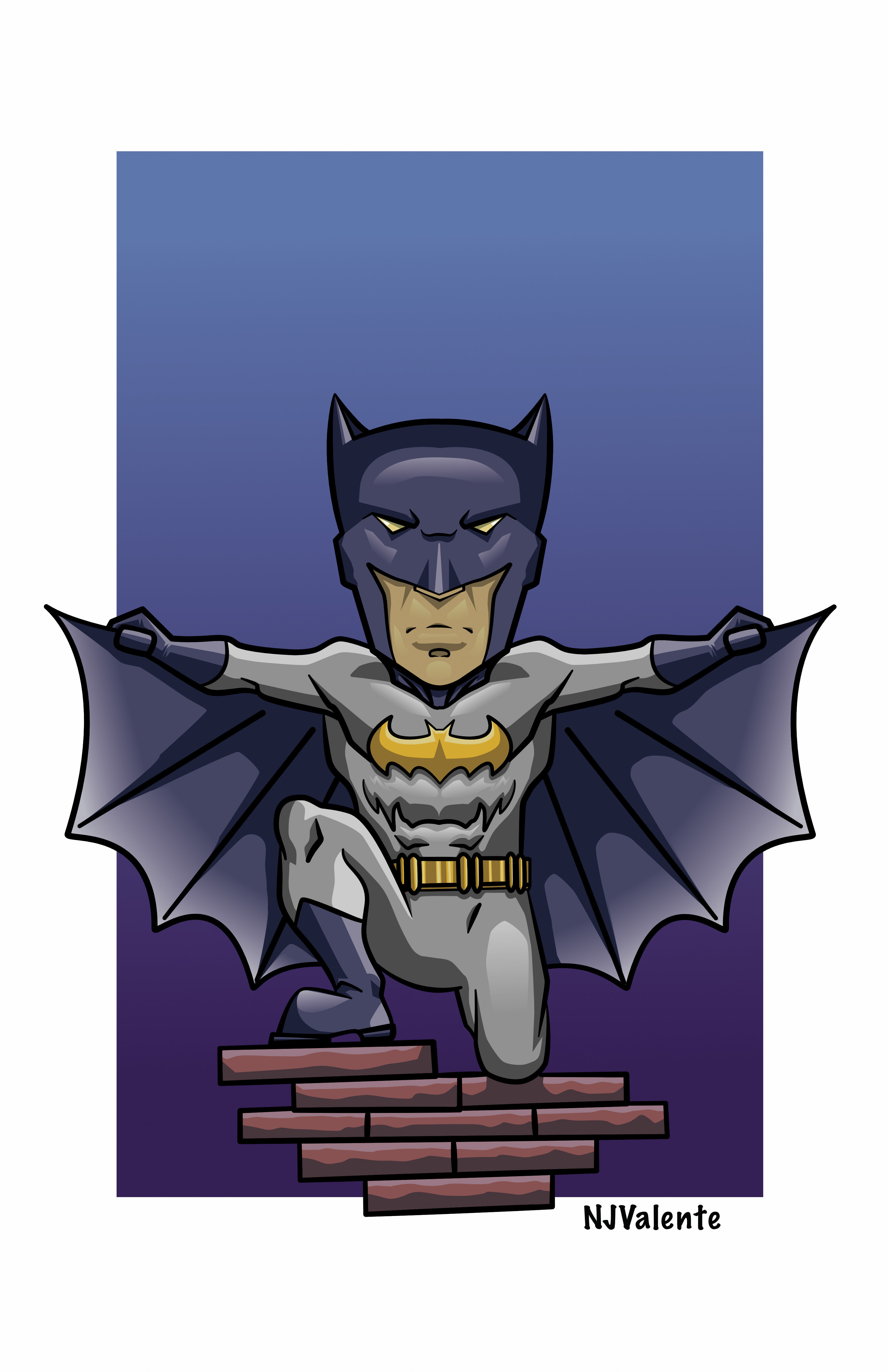 NJValente Art - Batman gargoyle