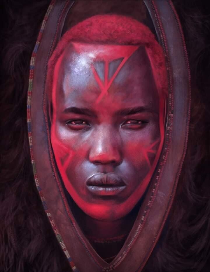 ArtStation Red man