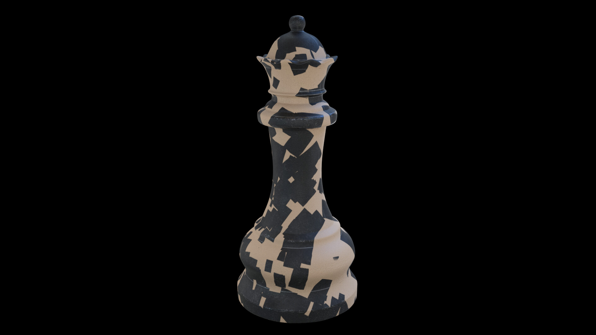 Artstation Painted Queen Chess Piece Lucas Gonzalez