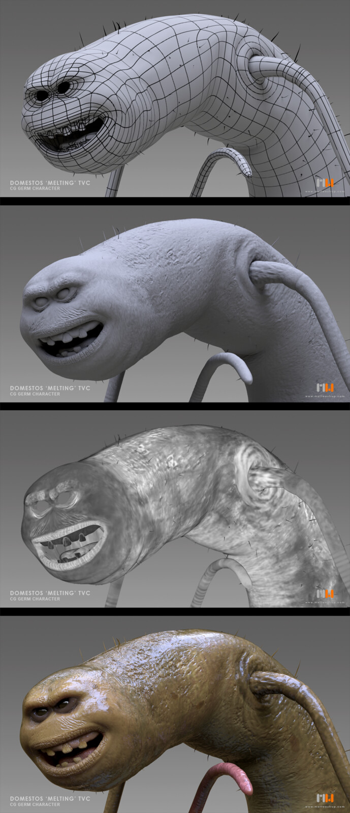 Role: Character modelling (inc. blend shapes) and texturing.