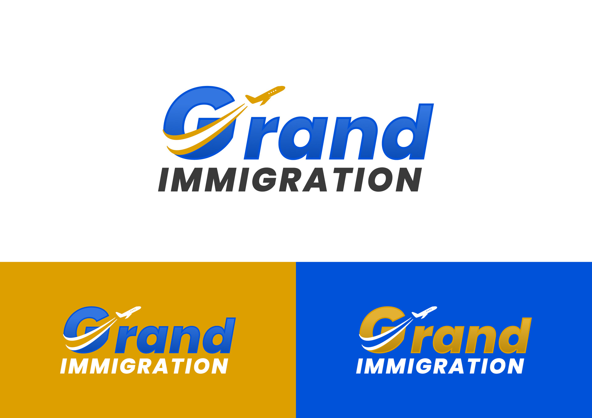 Harjinder Hari - Grand immigration logo design