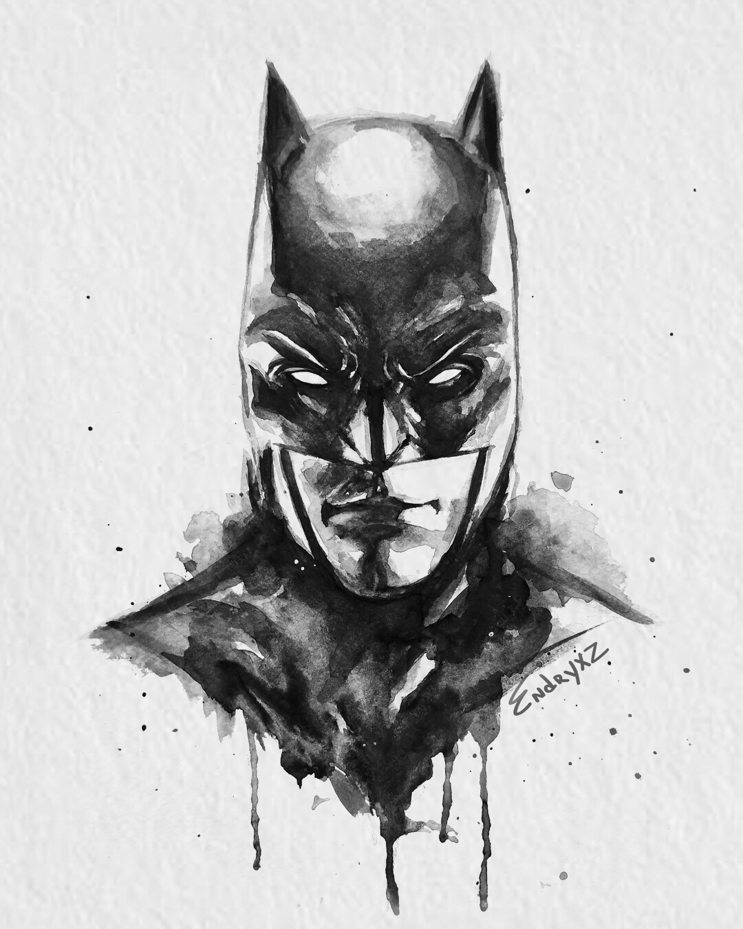 ArtStation - Batman Watercolor