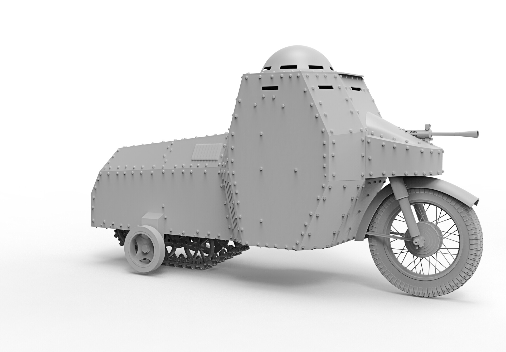 Stepan Porytskyi Project armored motorcycle R. Gorokhovsnogo