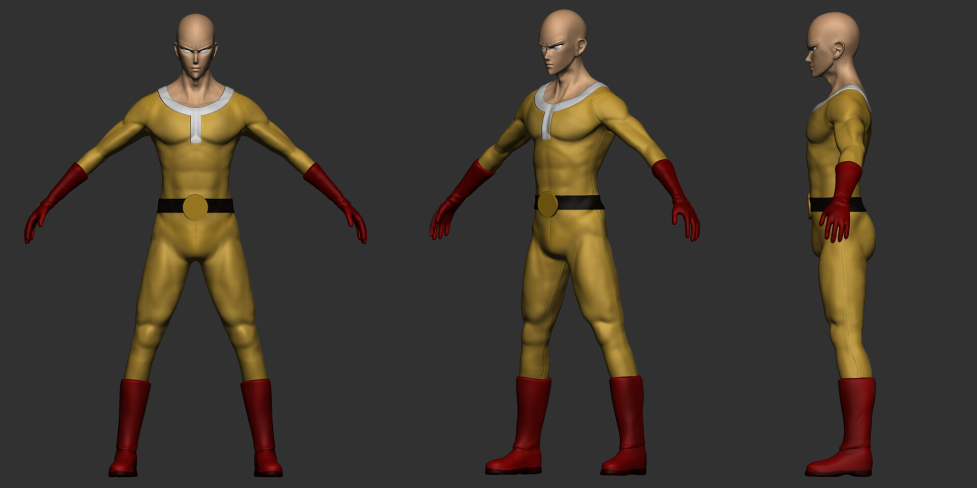 One punch man model top