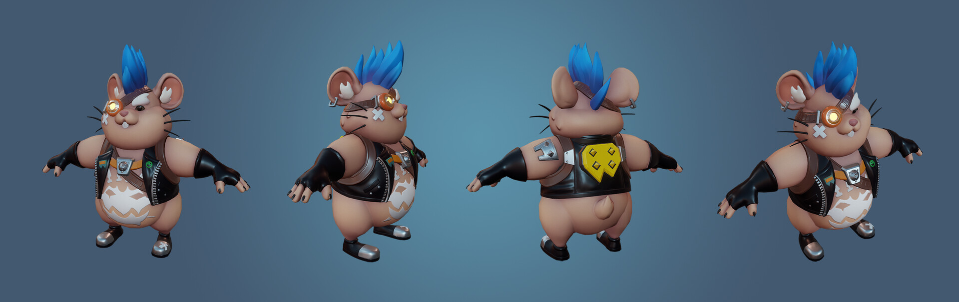 Overwatch Fan art - Wrecking Ball Punky