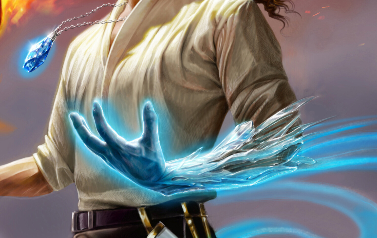 wizard detail frozen hand