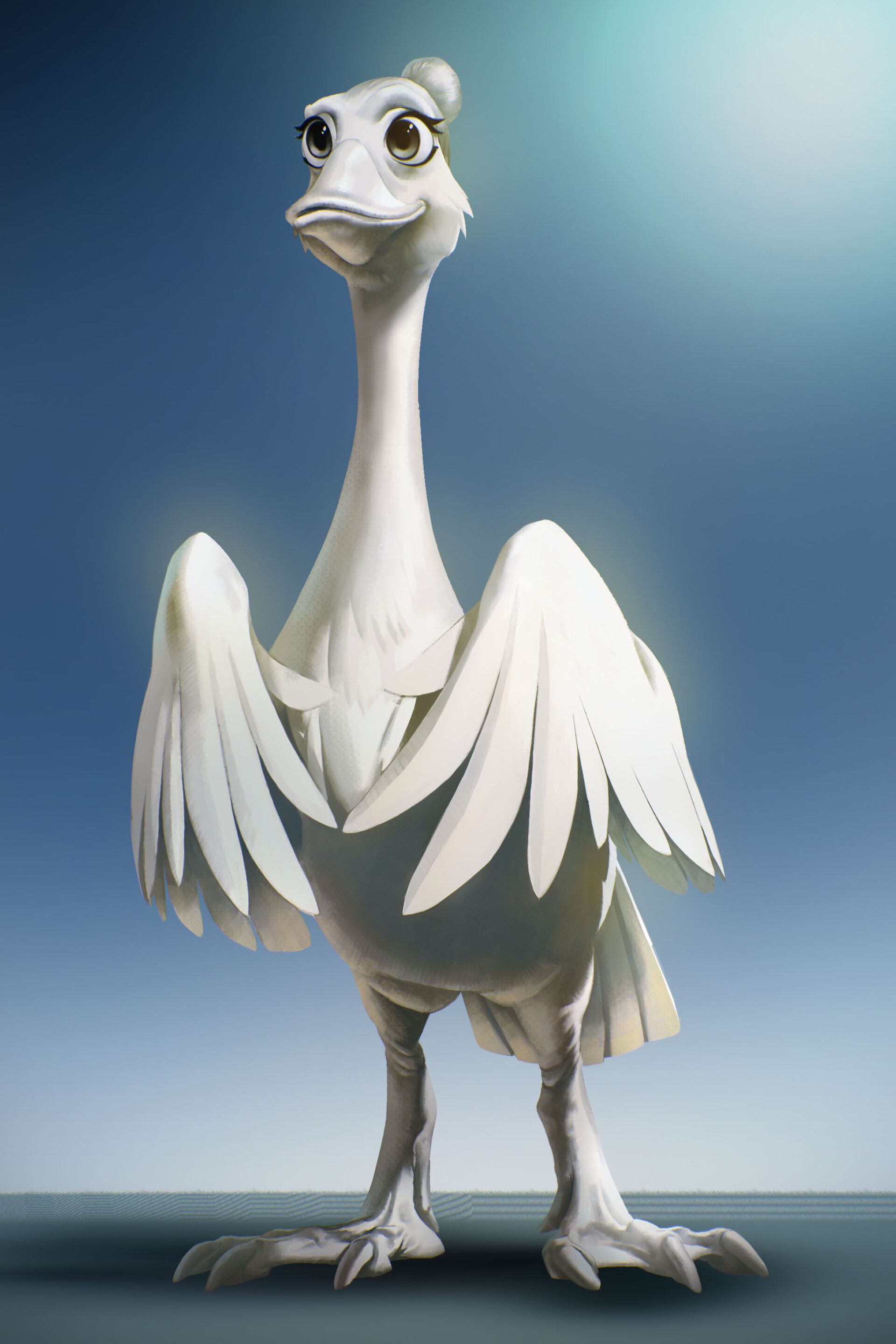 ArtStation - Rainbow Princess goose
