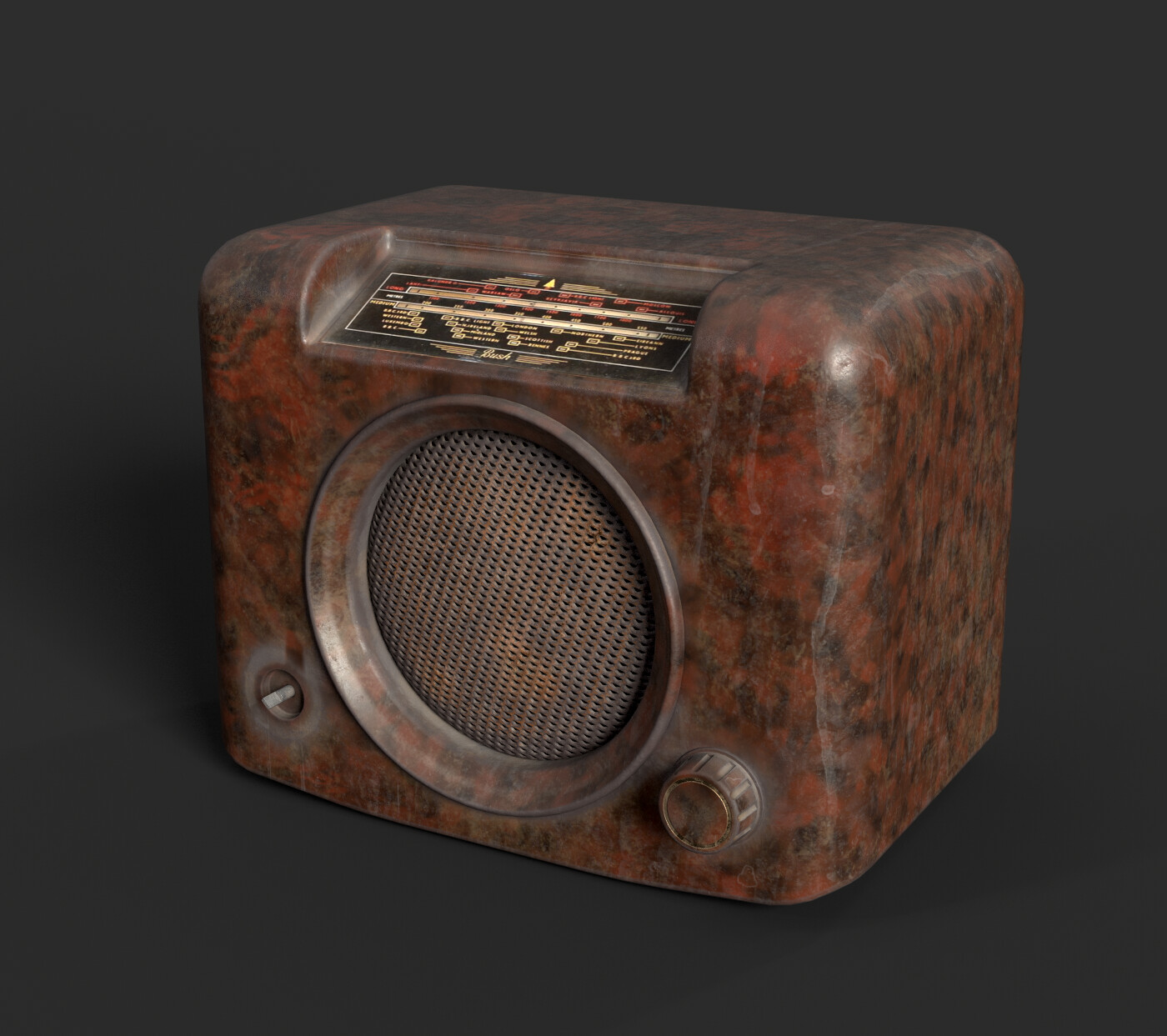 Osman Adzhyusmanov - Bush DAC90A Vintage 1950s Bakelite