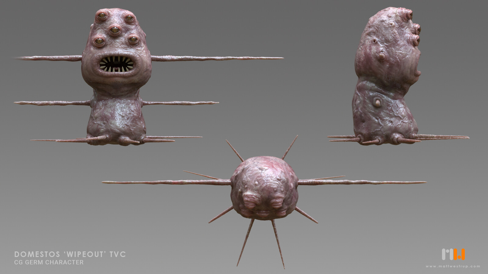 Role: Character modelling (inc. blend shapes) and texturing.