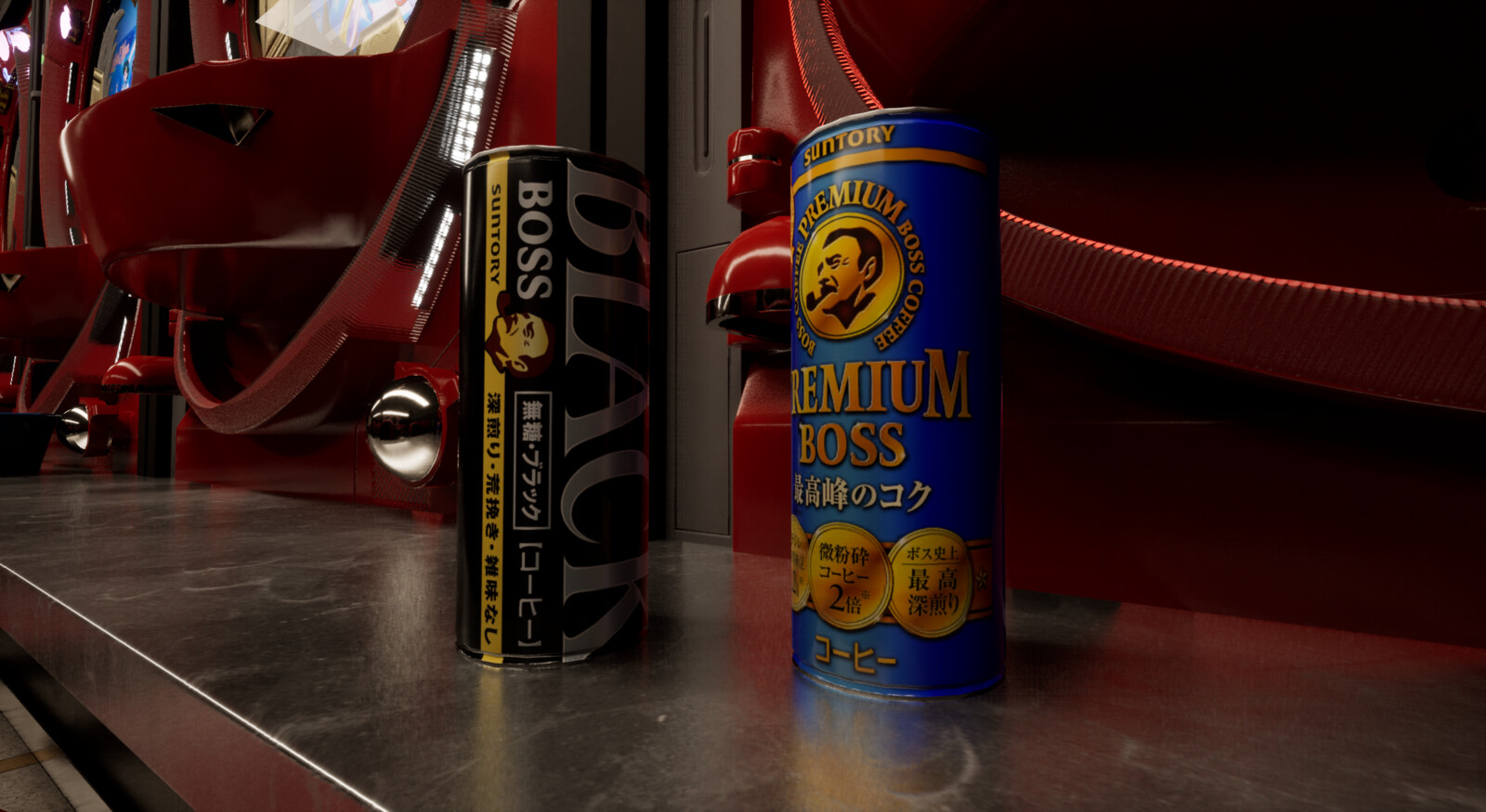 Coffee based off of Boss canned coffee