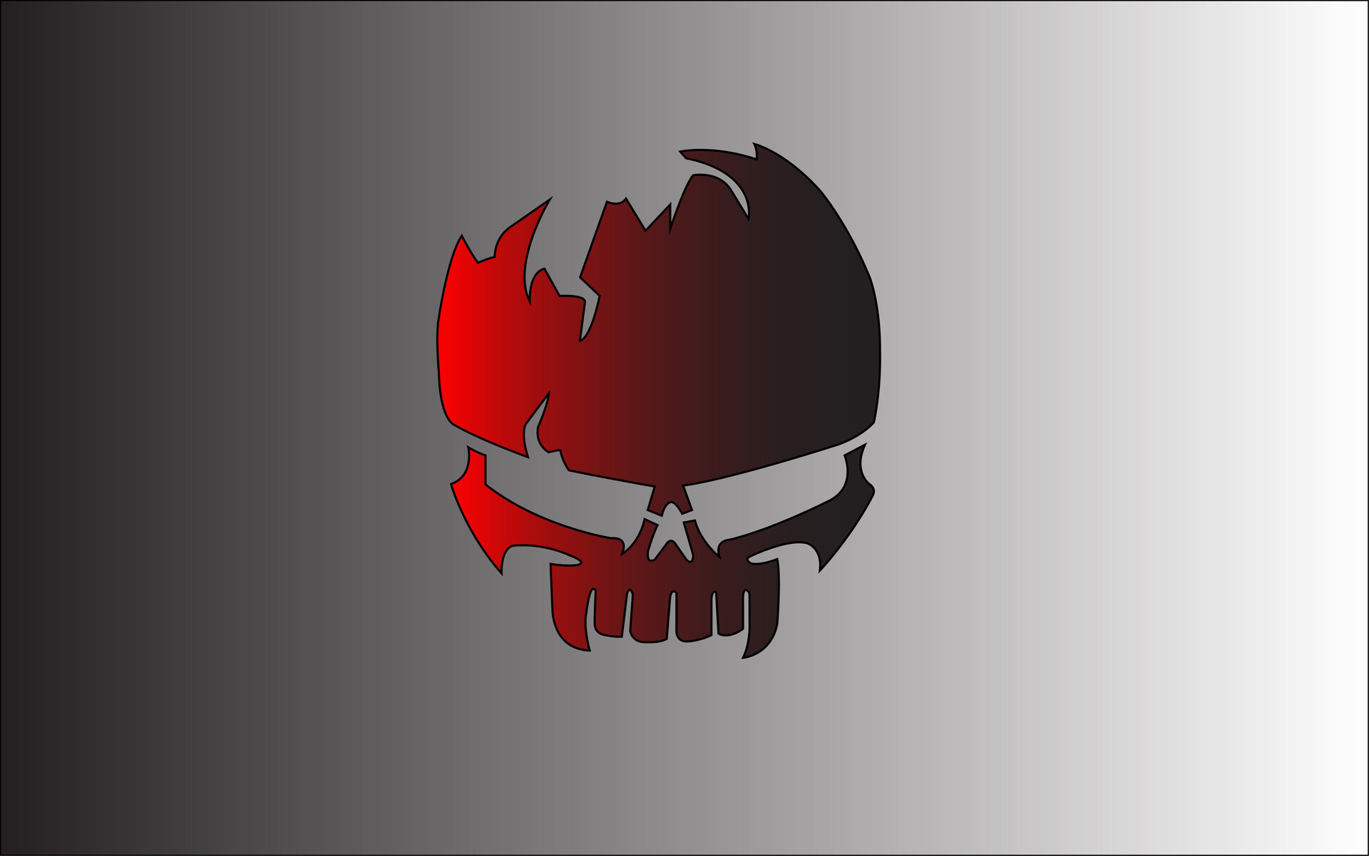Artstation Broken Skull Logo Jay Jadav