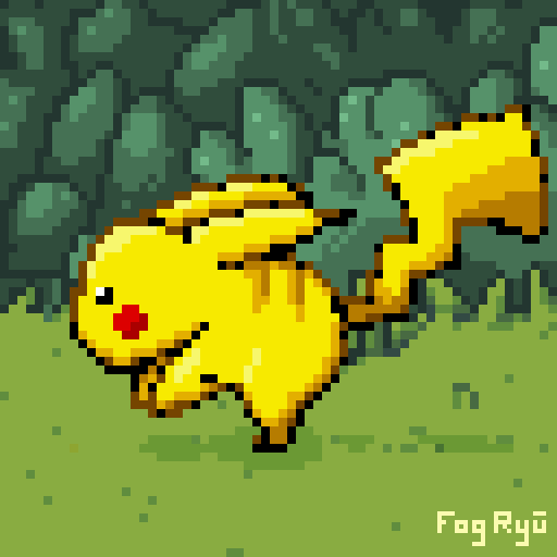 pikachu pixel gif