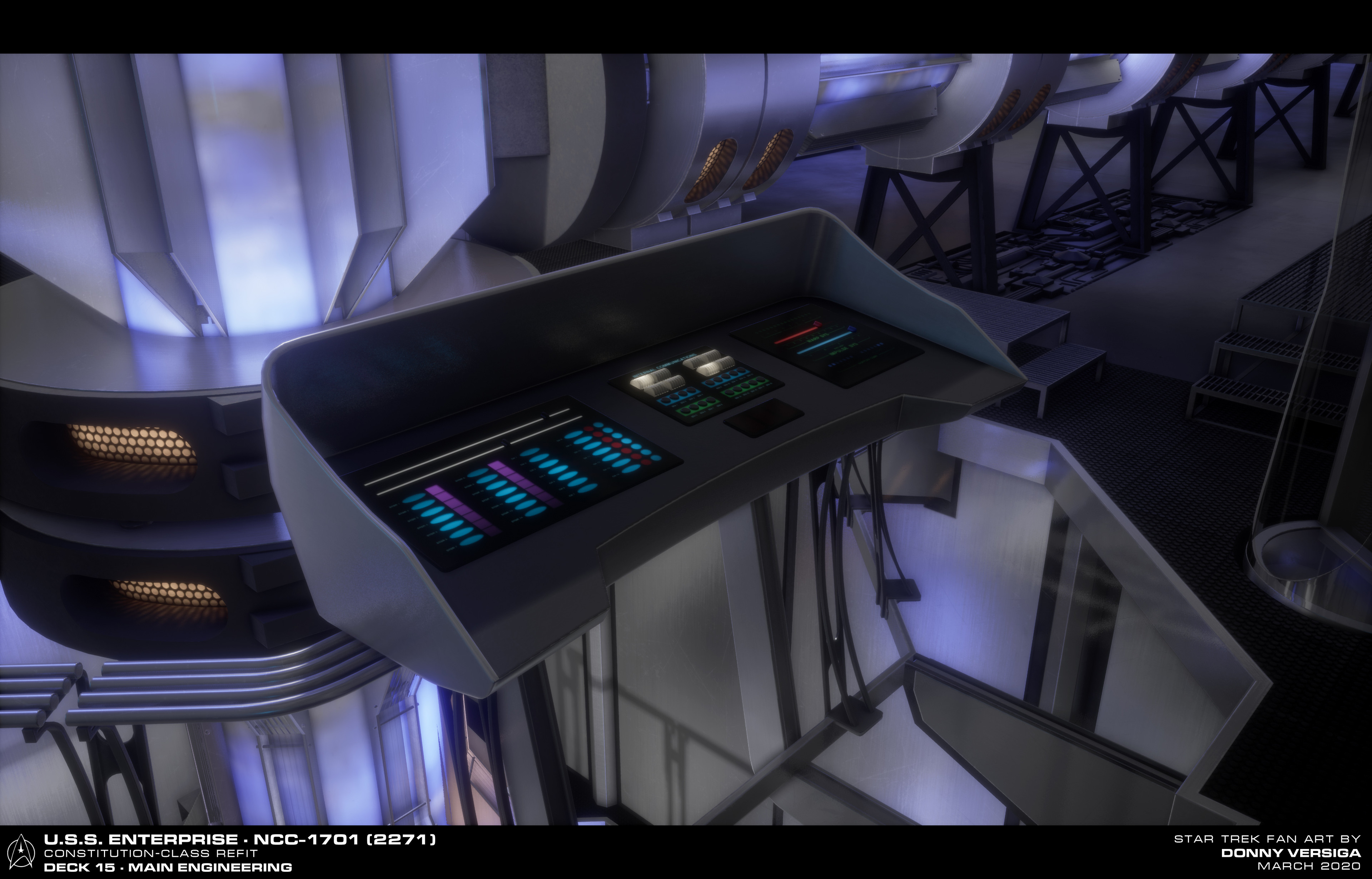Donny Versiga - U.S.S. Enterprise Main Engineering - The Motion Picture