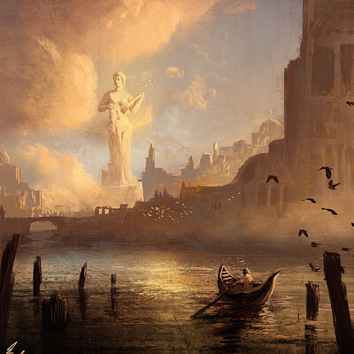 Joseph feely shining goddess artstation