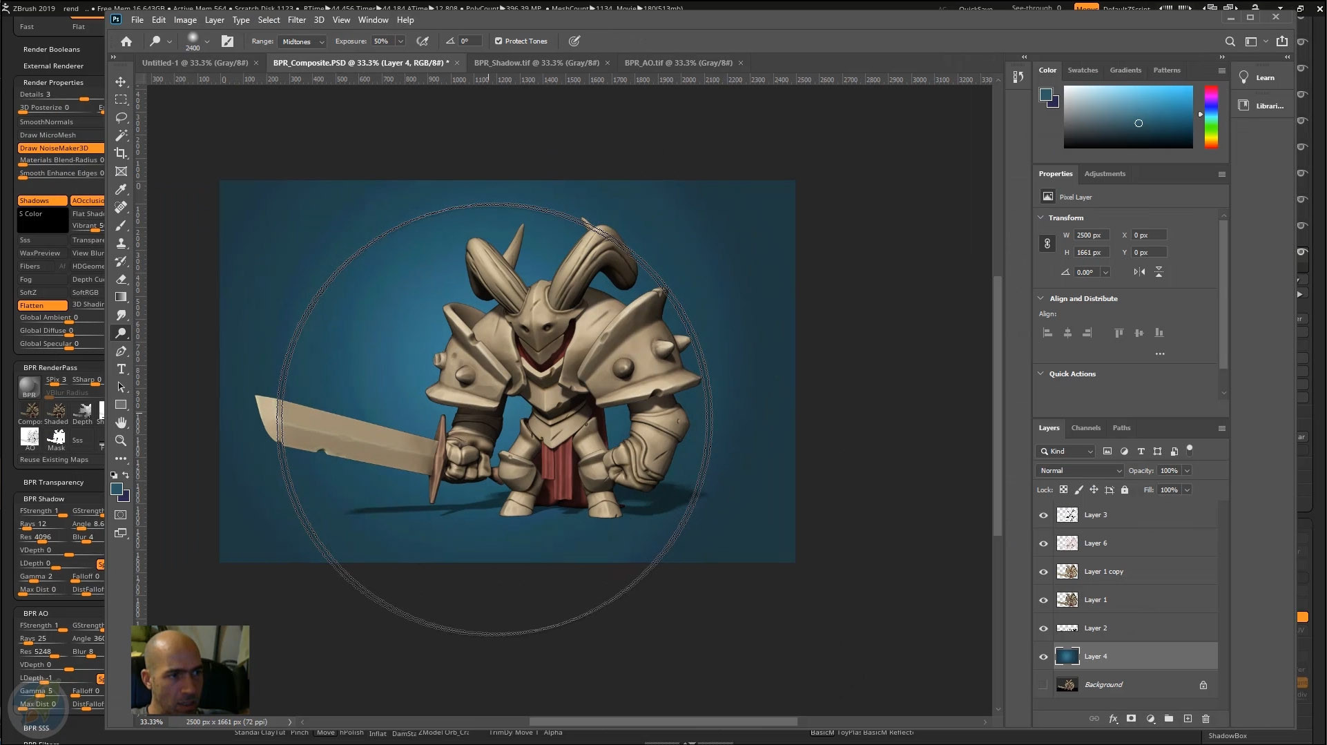Final render in Photoshop
