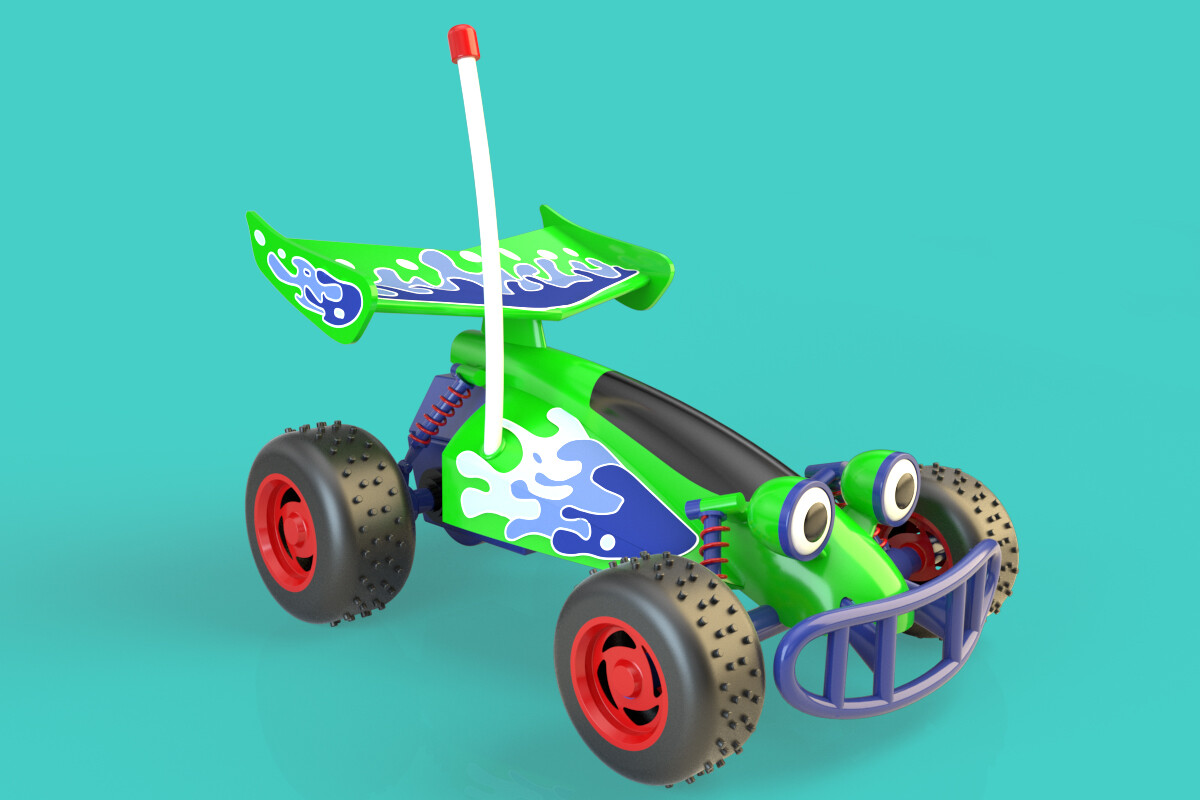 Rc free wheel buggy sales