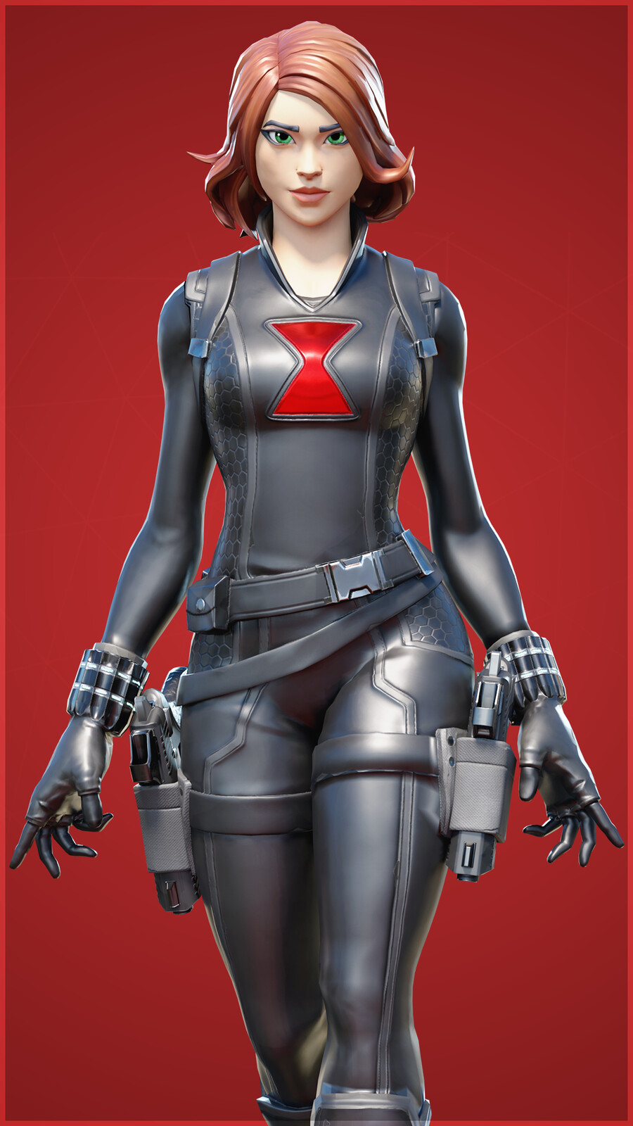 Nikita Samartsev Fortnite Black Widow Outfit Enhanced
