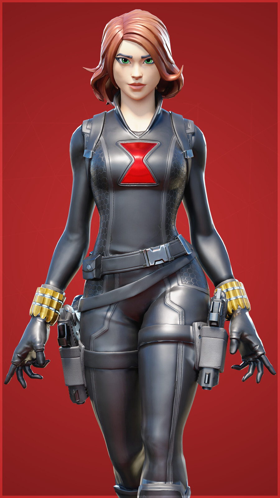 Nikita Samartsev Fortnite Black Widow Outfit Enhanced