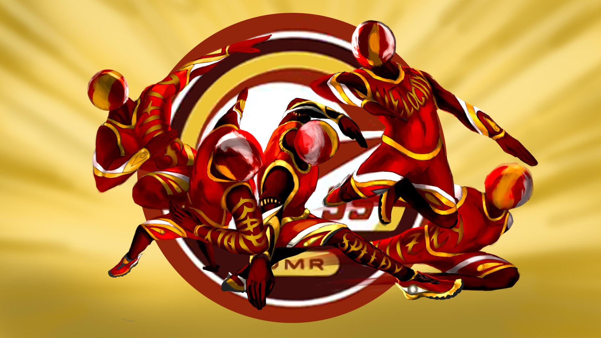Artstation Savage Speeders Team Members Colored Golden Edition Andrew Reichle