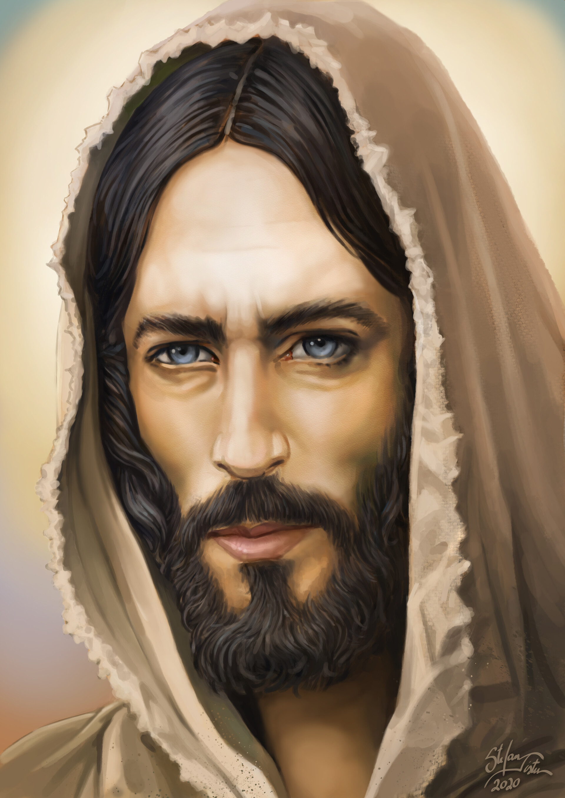 ArtStation - Portrait of Jesus Christ