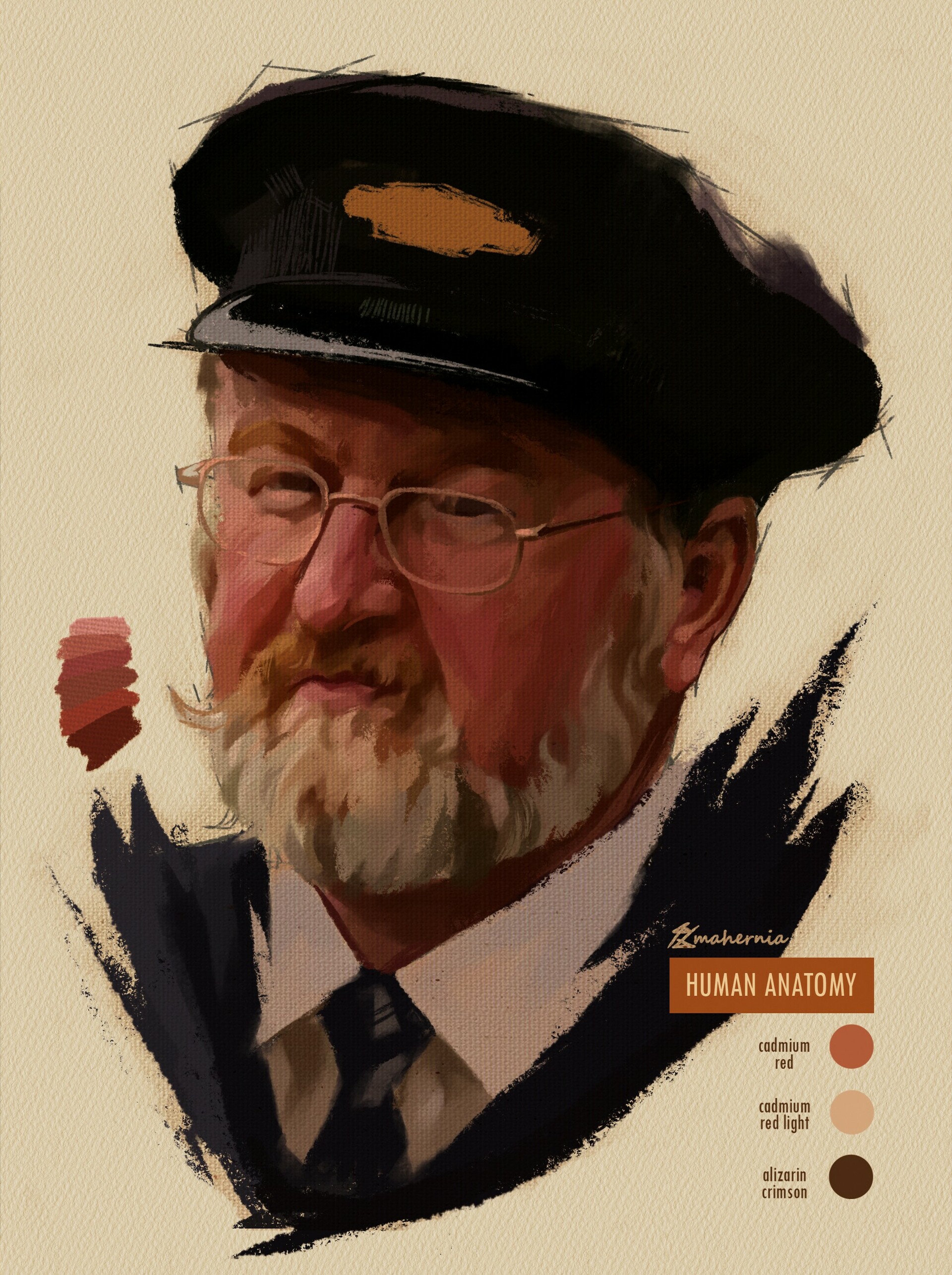 Griffin Mania Oil Painting Techniques Portrait