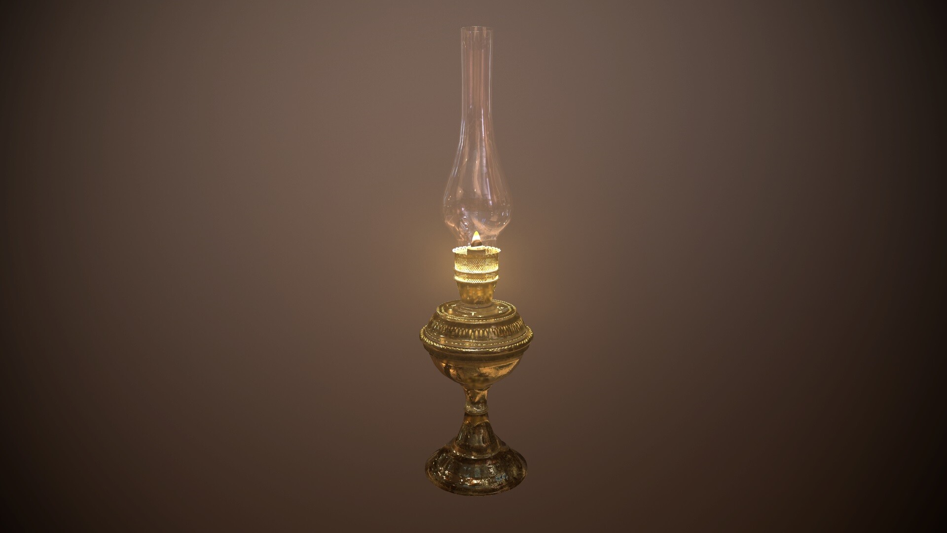 Victorian outlet gas lamp