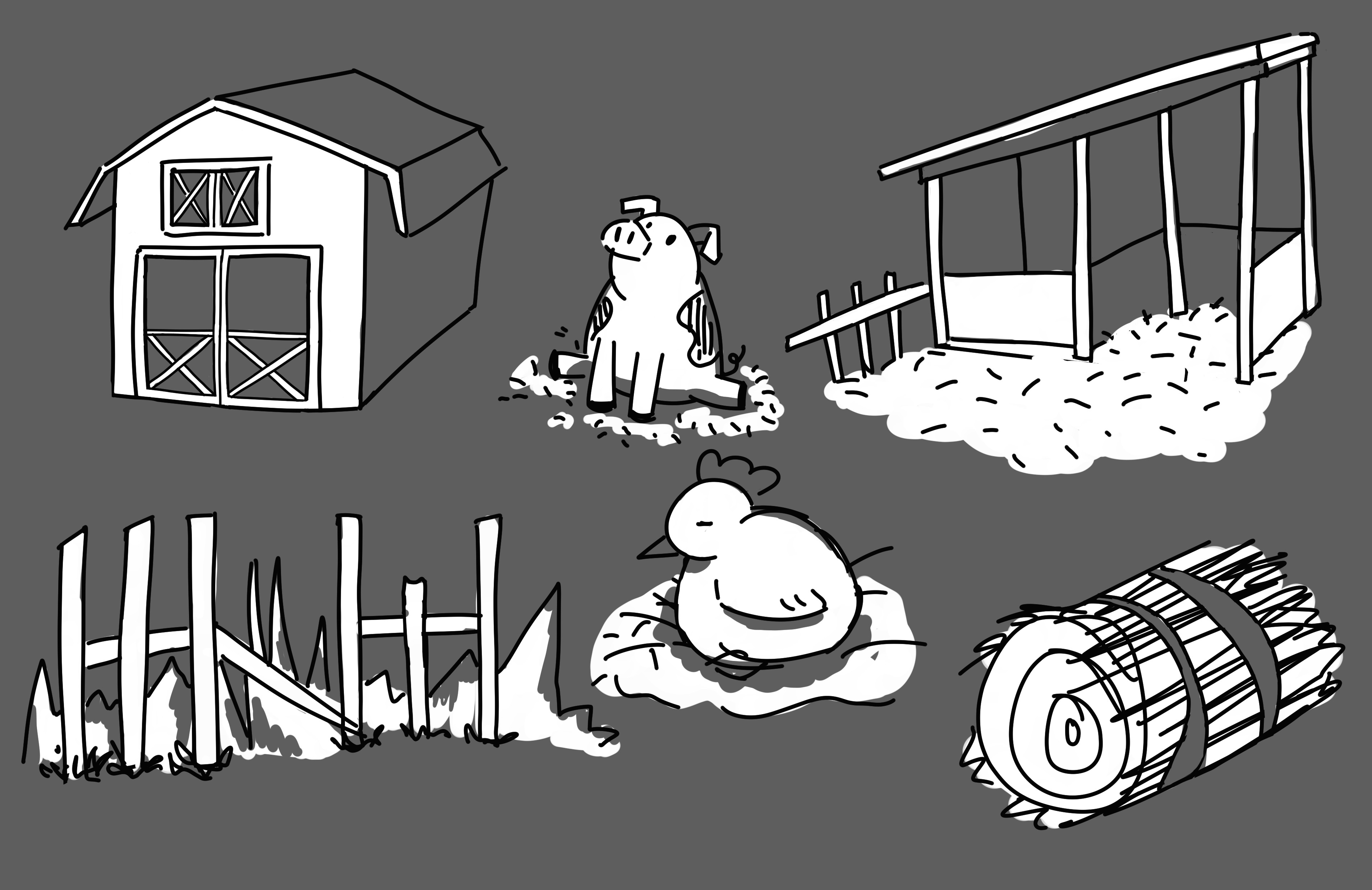 Beach Day Studios
Assets for a farm inspired level