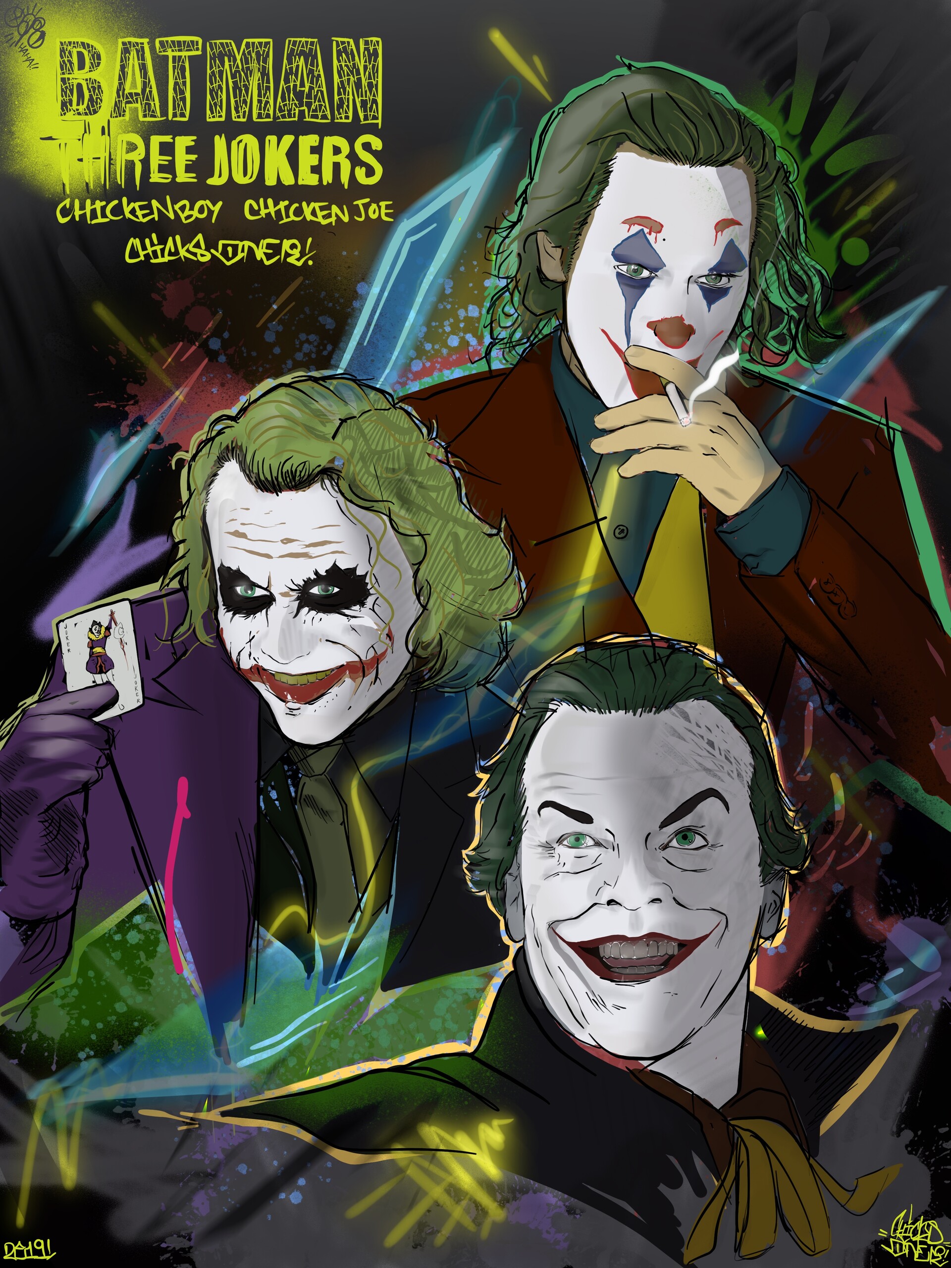 ArtStation - The Three Jokers
