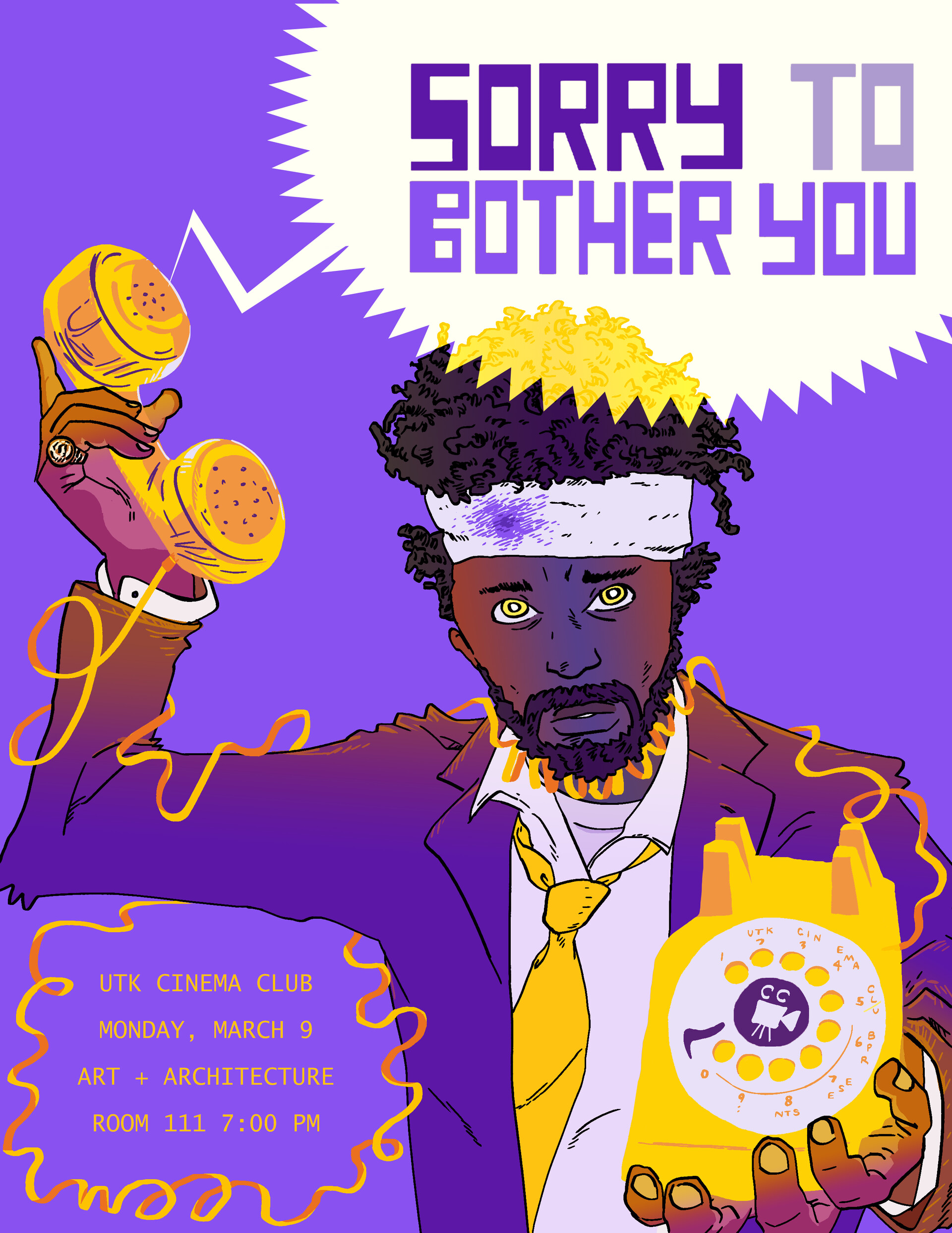 Jonathan Glenn Sorry To Bother You Poster