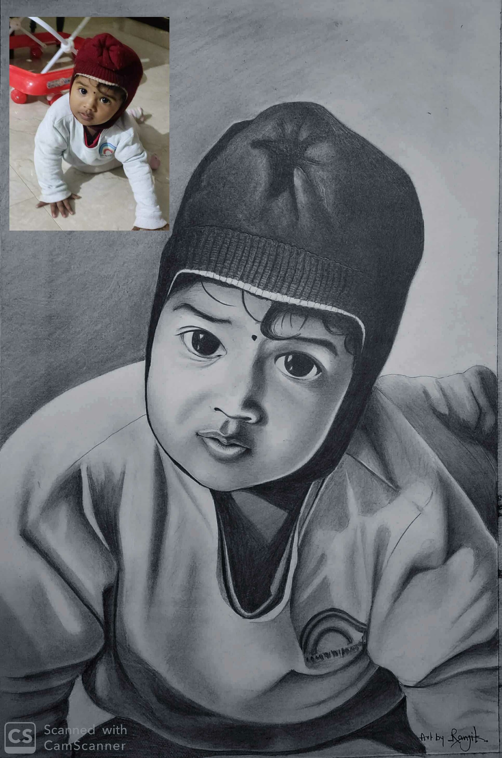 Pencil work art on sale