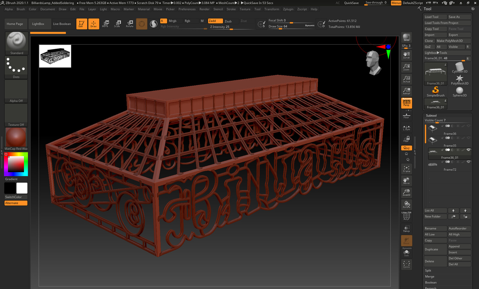 Took the Illustrator graphics into ZBrush 