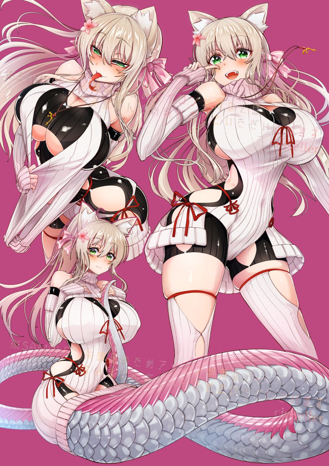 Artstation Vertical Seta Lamia Girl Commission Cluseller Paperrobber