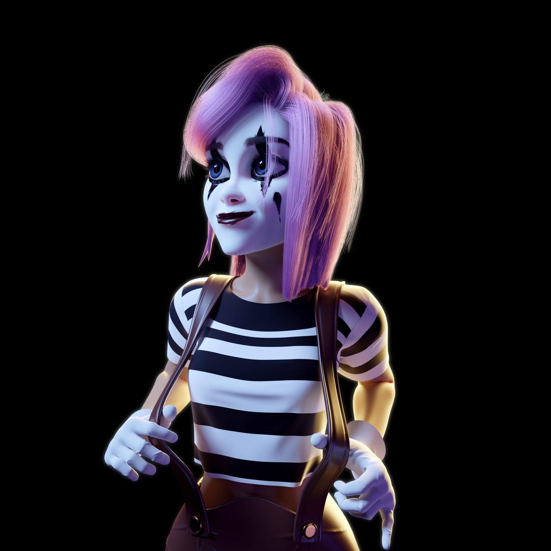 ArtStation - Mime Girl