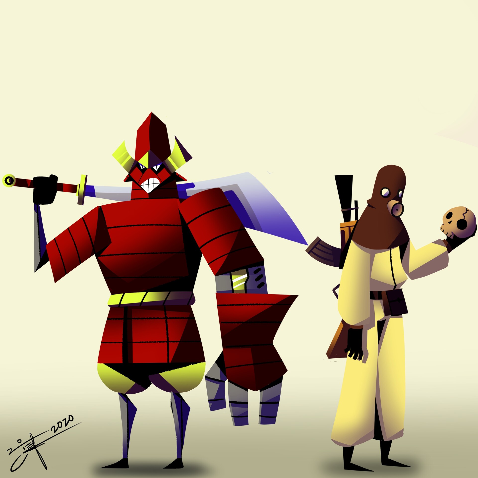 Artstation Samurai Jack Inspired Characters Jann Anjelo Pagharion