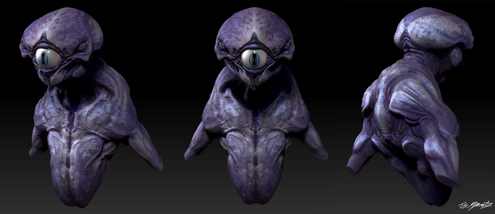 Guardian Of the Galaxy Background Alien Designs: Eye Guy
