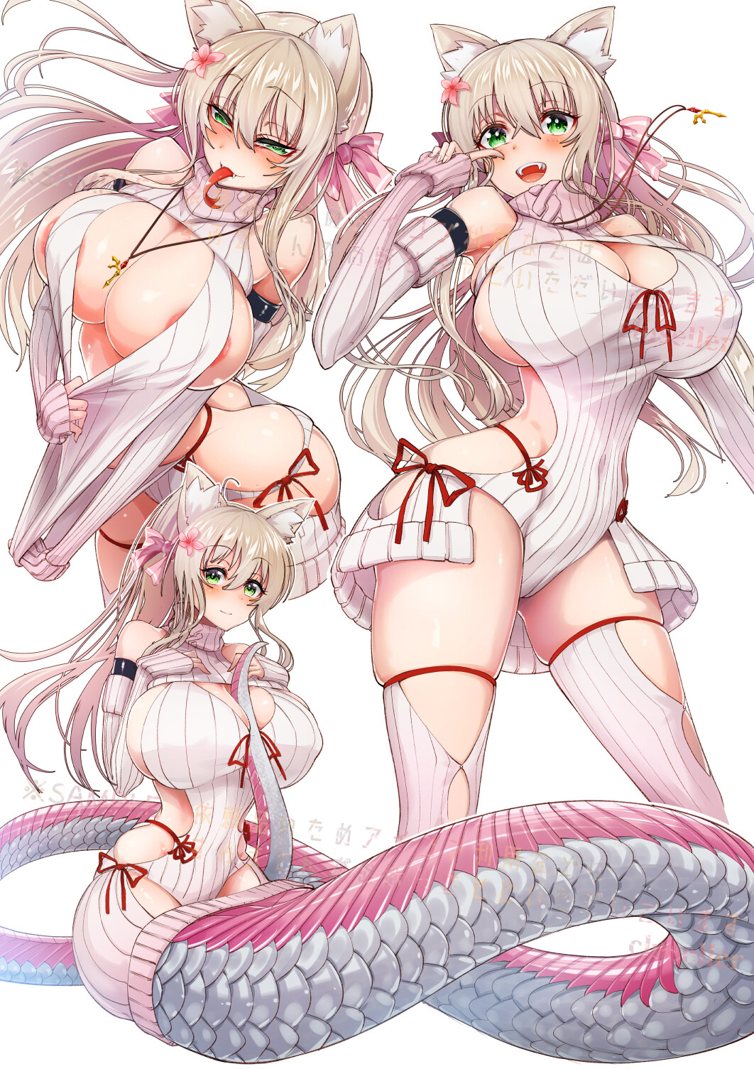 Cluseller Paperrobber Vertical Seta Lamia Girl No Inner Commission