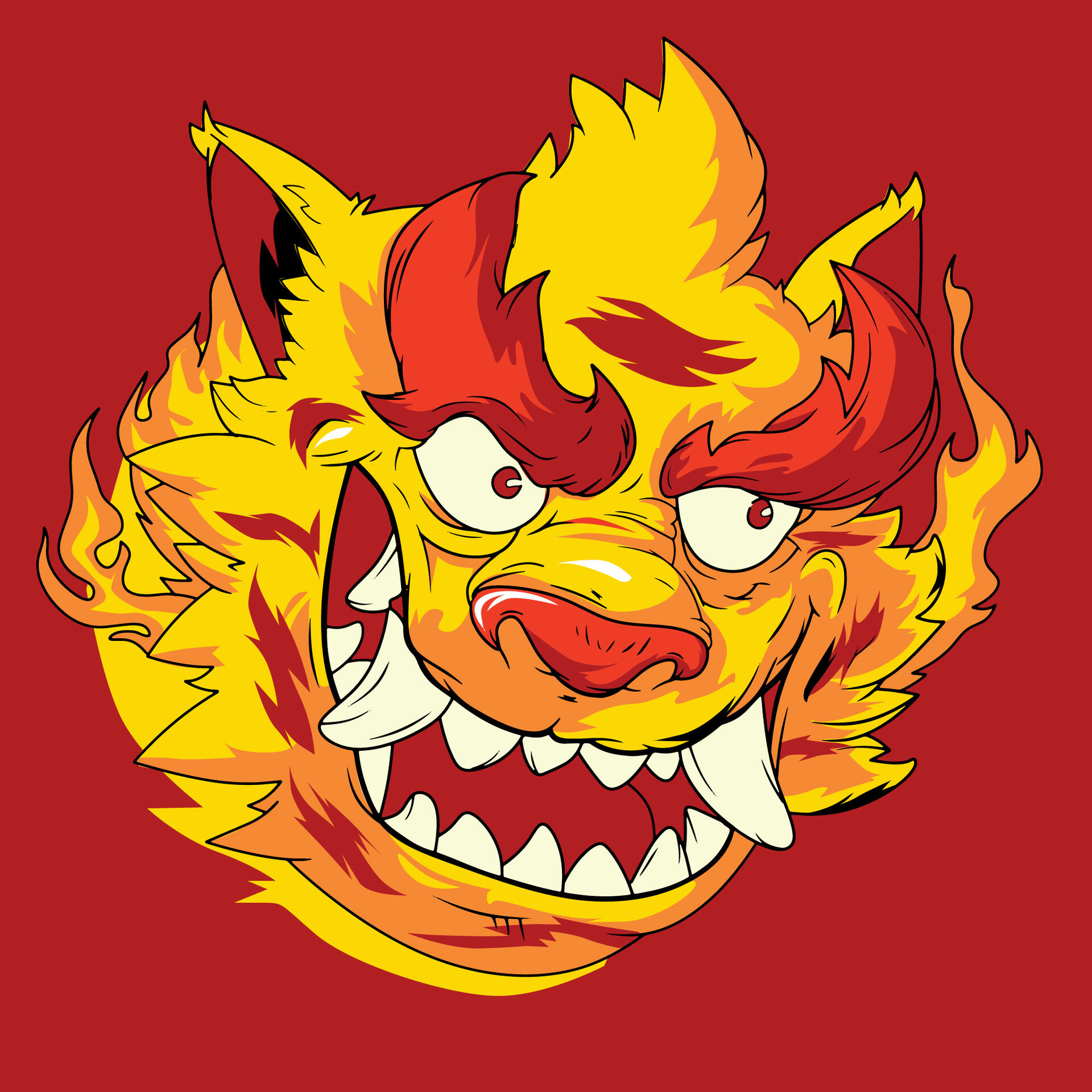 ArtStation Fire Tiger