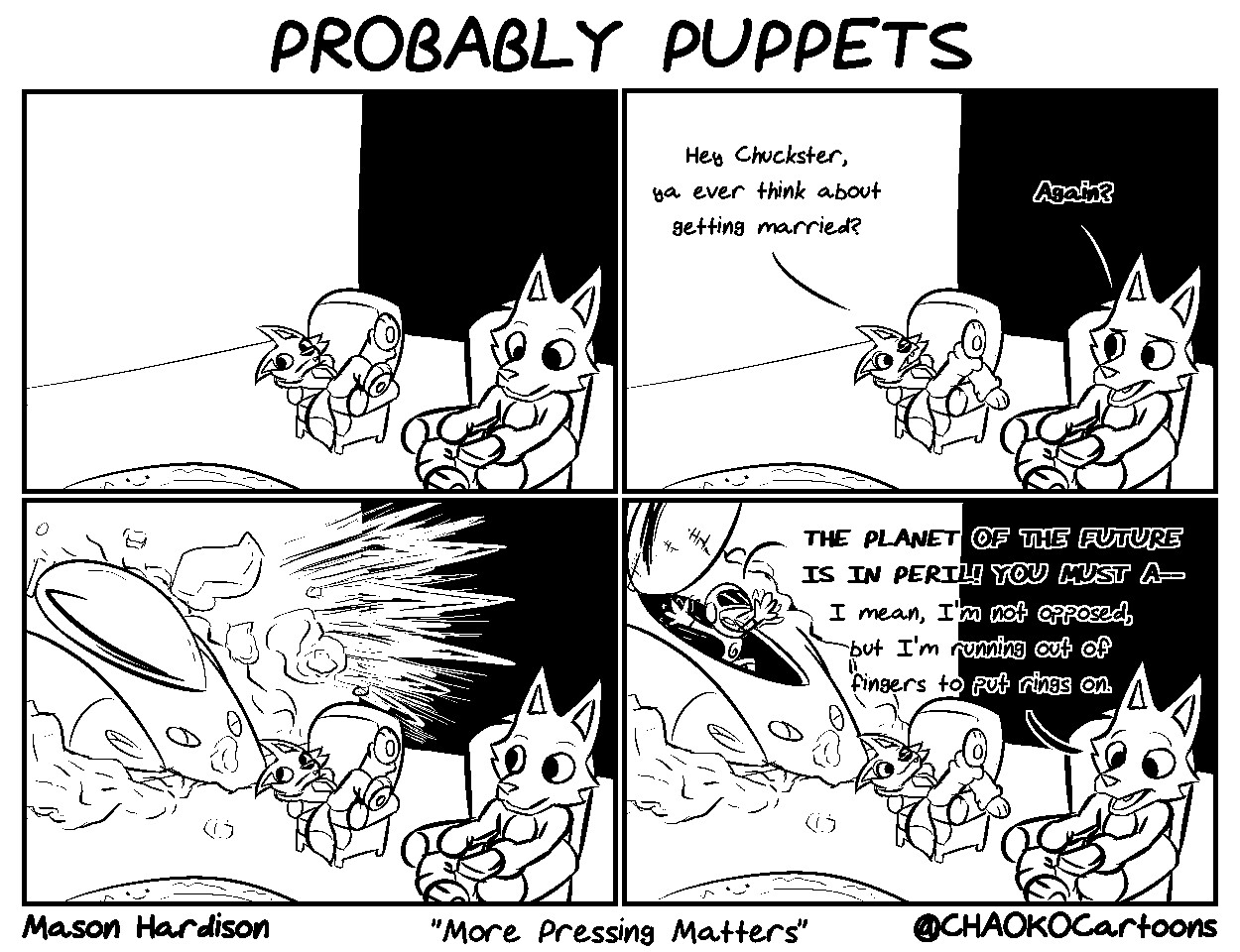 Mason Hardison Probably Puppets Series