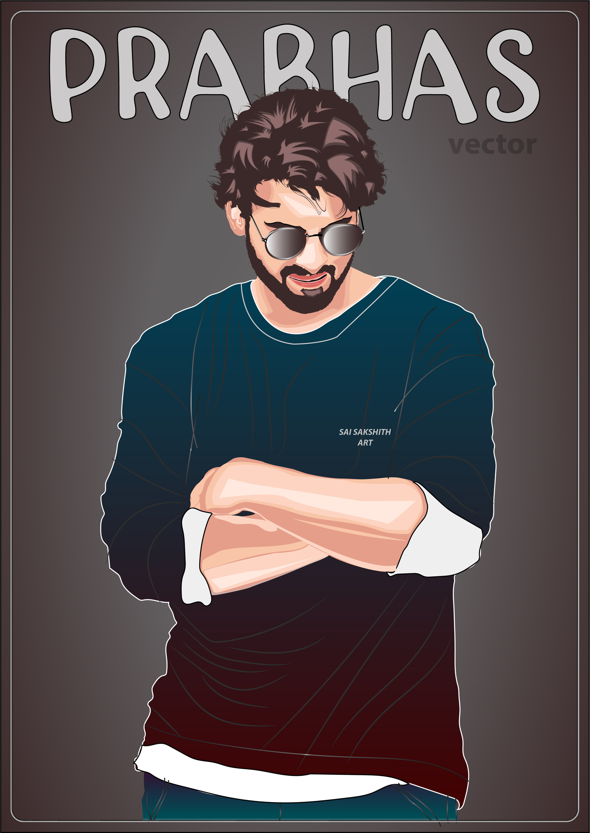 ArtStation - Vector Art Of Actor Prabhas