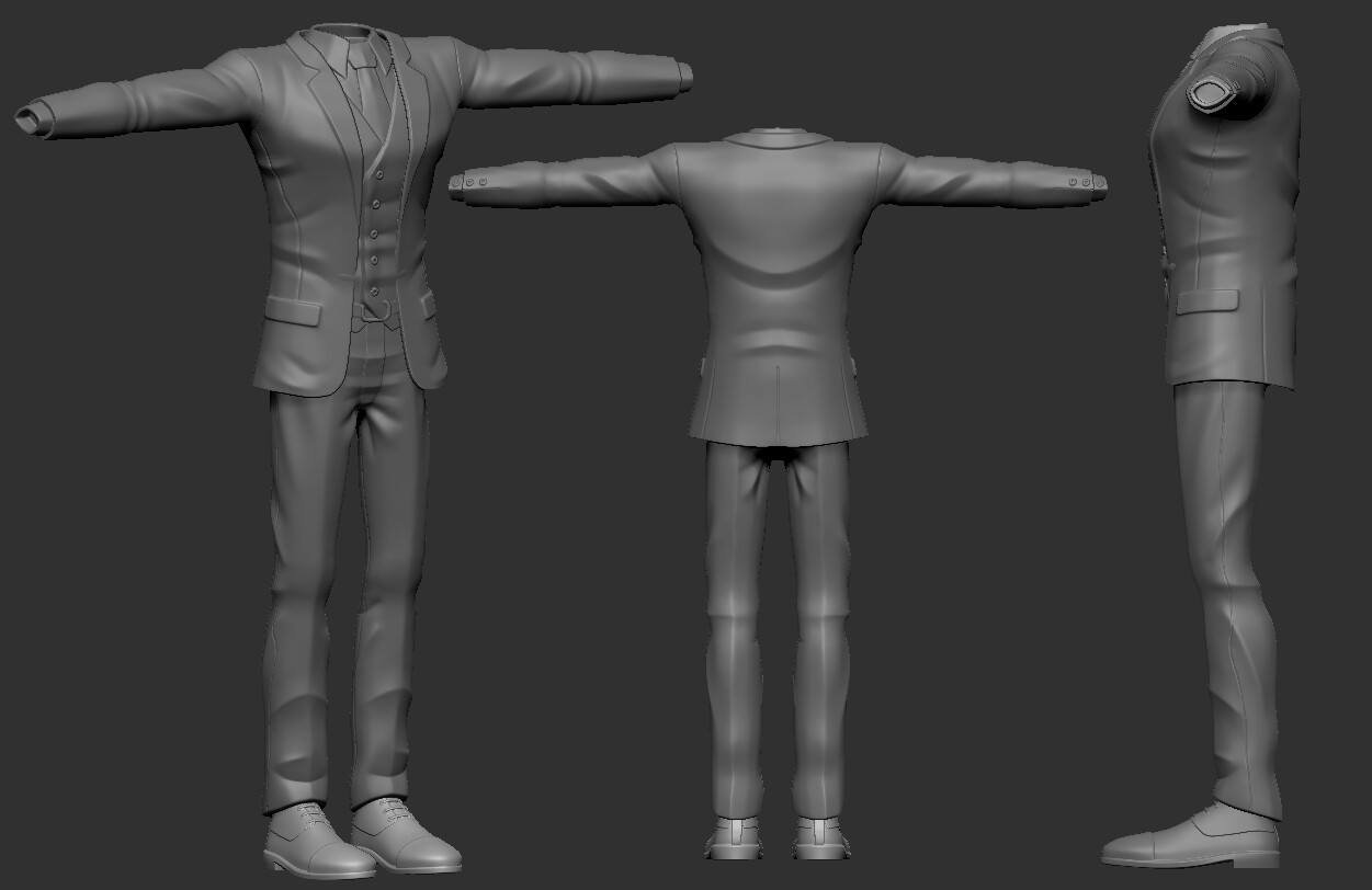 Suit in Zbrush